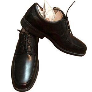 Rockport Luxe Apron Toe Black Oxford Shoes, Sz 12W